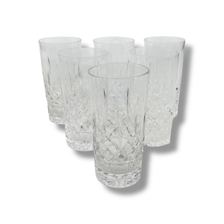 6 Waterford "Lismore" Highball Glasses (1 of 3)