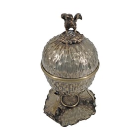 Victorian Desprez Bristol Silver Plate Egg Coddler