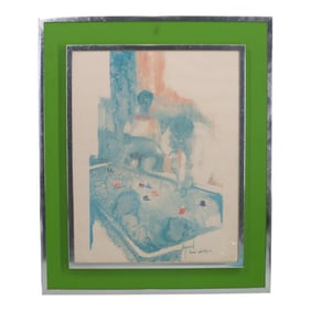 Artists Proof Color Lithograph, Signed Raymond