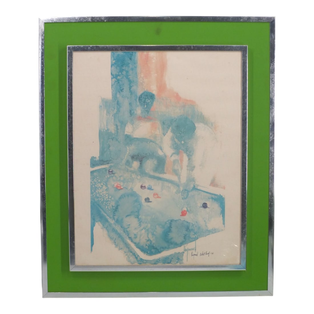 Artists Proof Color Lithograph, Signed Raymond (1 of 4)