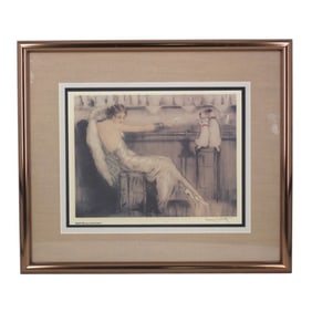 After Louis Icart Offset Lithograph "Martini"