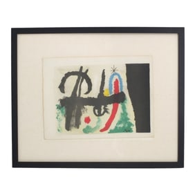 Joan Miro (1893 - 1983) Lithograph