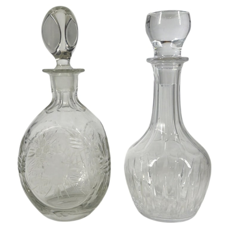 2 Crystal Decanters (1 of 3)