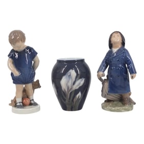 3 Piece Royal Copenhagen Porcelain Lot