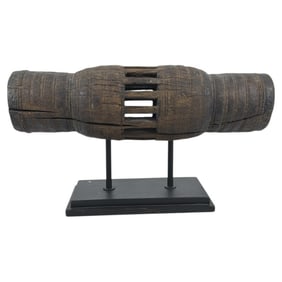 Antique Asian Wagon Wheel Hub