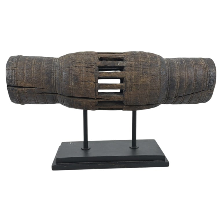 Antique Asian Wagon Wheel Hub (1 of 3)