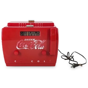 Vintage Coca-Cola Radio Cooler