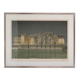 Jean-Luc Lecoindre Lithograph "Quai des Orfevres"