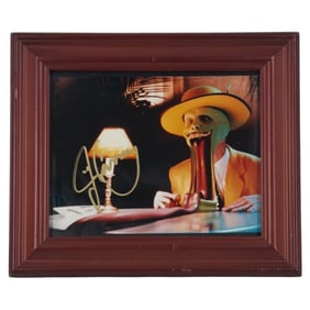 Jim Carrey Signed "Mask" Photograph