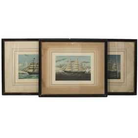 Grouping of Framed Maritime Engravings