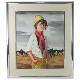 20th C. South American School O/C