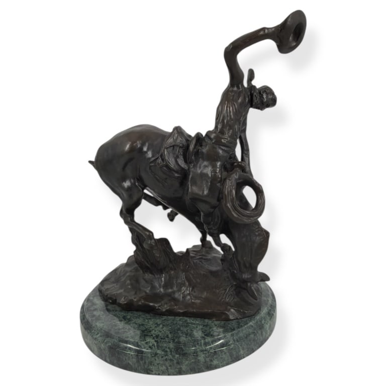 C M Russell Bronze "The Bucker & the Buckaroo" (1 of 4)
