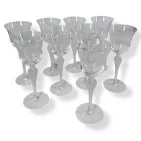 9 Faberge Pavlova Wine Glasses