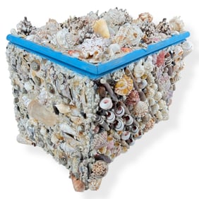 Large Shell Encrusted Box