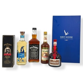 Vintage Sealed Alcohol Bottles Whiskey, Vodka etc