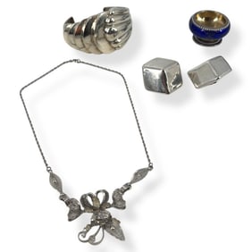 Retro Sterling Jewelry Lot including Espo Flex