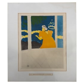 Toulouse-Lautrec Lithograph "Aux Ambassadeurs"