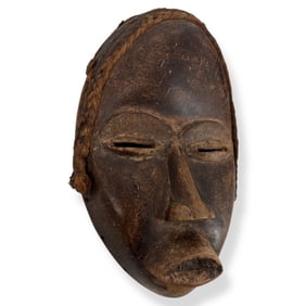 Vintage Dan Ivory Coast Carved Wood Mask