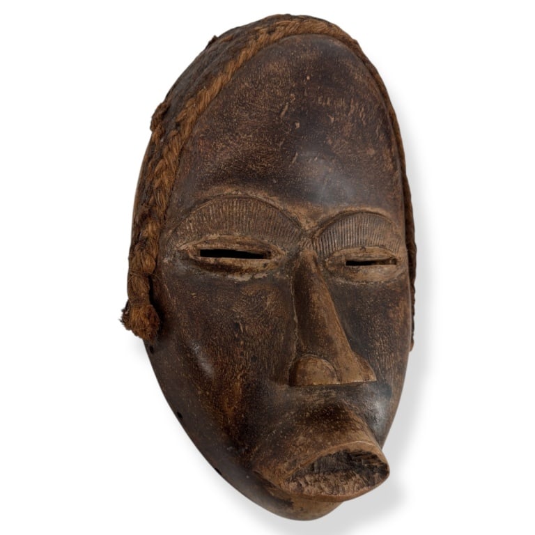 Vintage Dan Ivory Coast Carved Wood Mask (1 of 2)