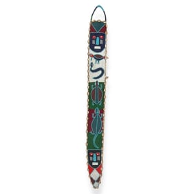 Vintage Nigerian Yoruba Beaded Belt Sash