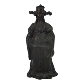 Vintage Chinese Bronze "Sanxing/Deity" Figure