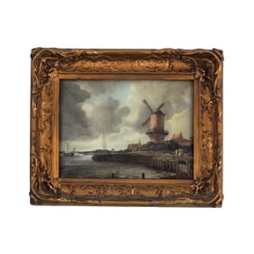 Dutch School Giclee Copper Plaque