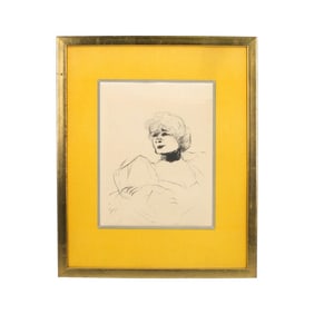 Toulouse-Lautrec Lithograph "Portrait of a Lady"