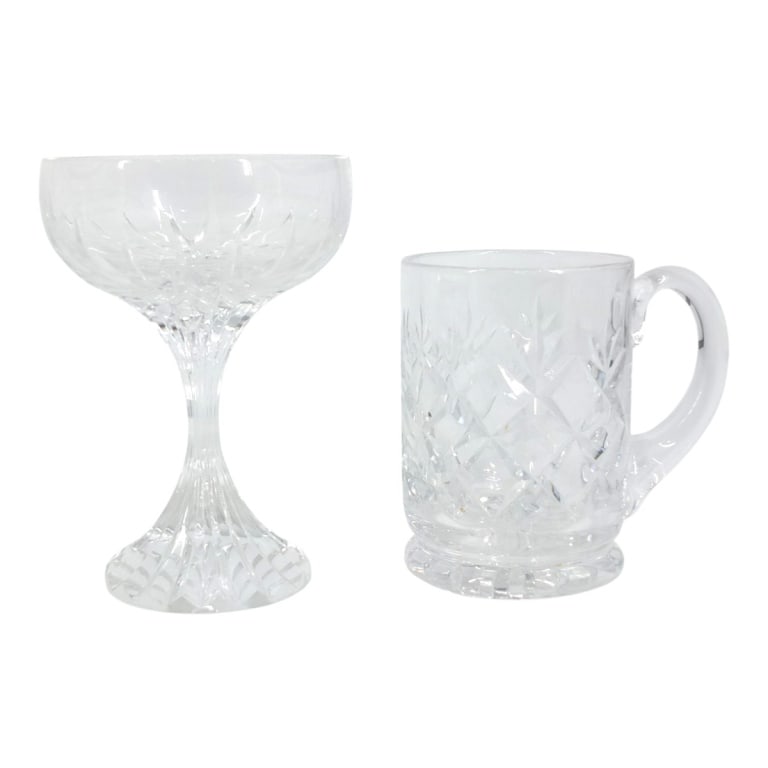Crystal Stemware 7 Pc Group, Baccarat, Rogaska - 3