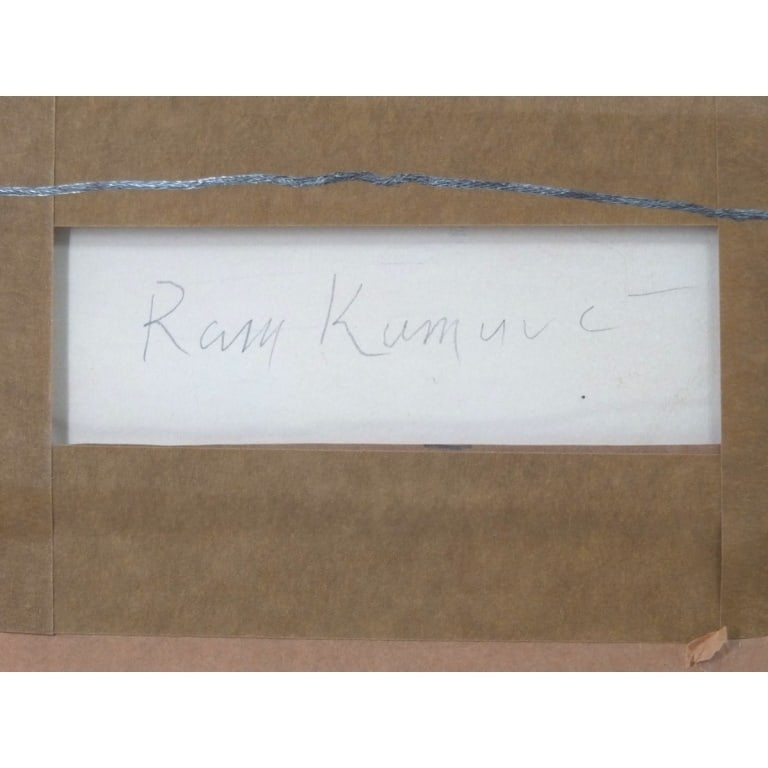 Oil on Paper "Composition" Signed Ram Kumar - 5