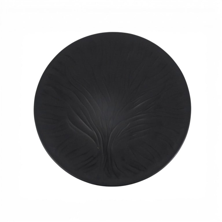 Lalique Algues Noir "Tree of Life" Crystal Plate (1 of 4)