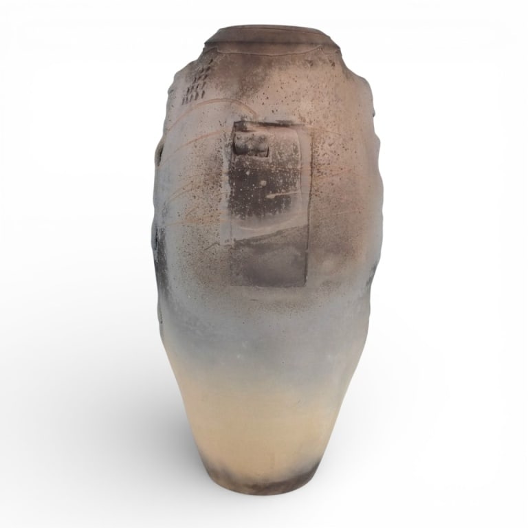 1980's Tall Decorative Ceramic Vase (1 of 6)