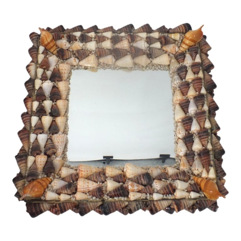 Shell Encrusted Mirror - 2