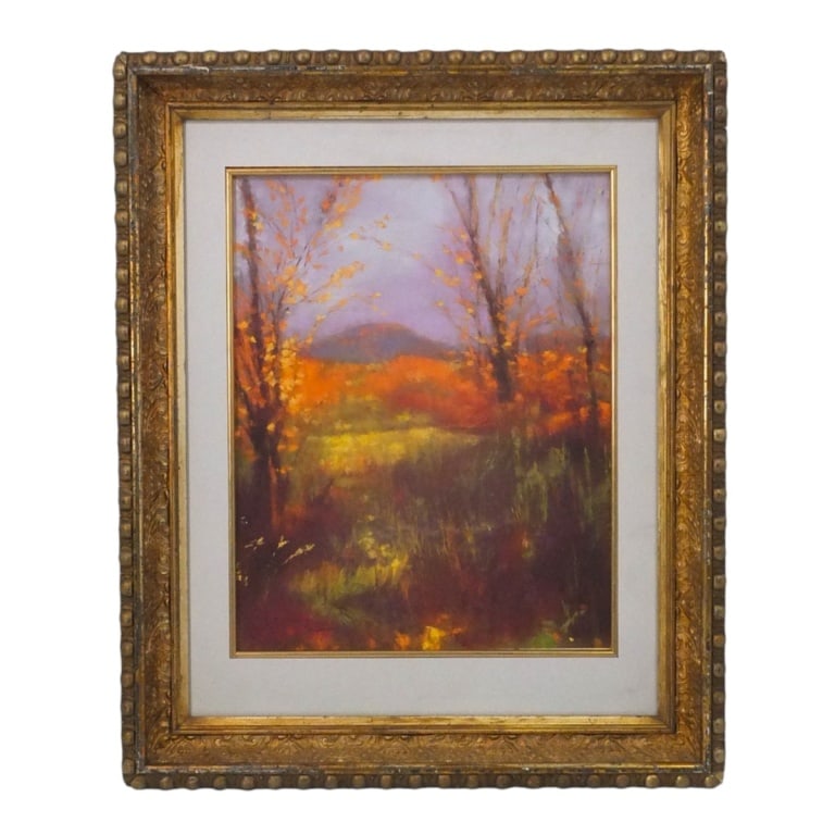 James Everett Stuart Mixed Media ,Autumn Landscape (1 of 4)