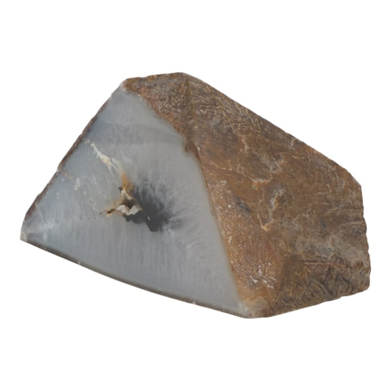 Natural Polyhedral Agate Geode Specimen - 2