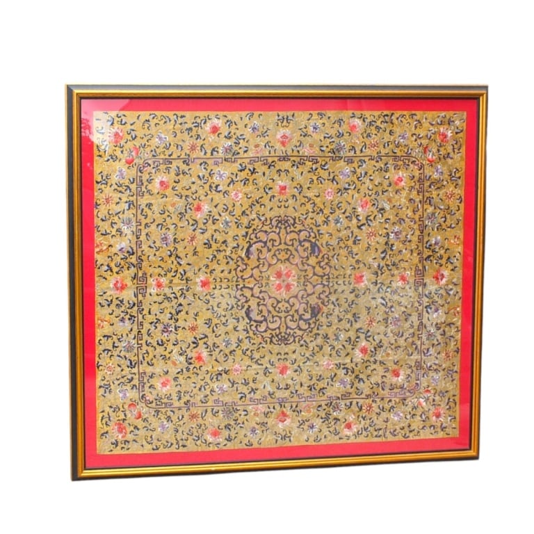 Massive Chinese Silk Embroidered Panel - 2
