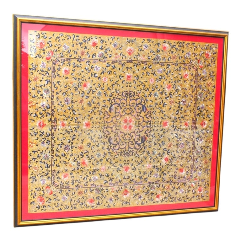 Massive Chinese Silk Embroidered Panel - 3