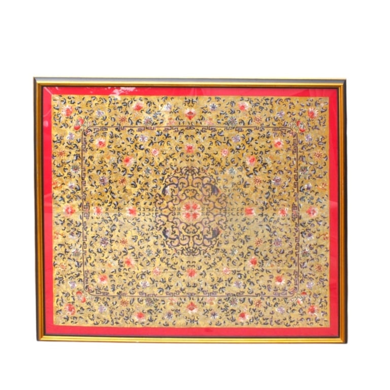 Massive Chinese Silk Embroidered Panel - 4