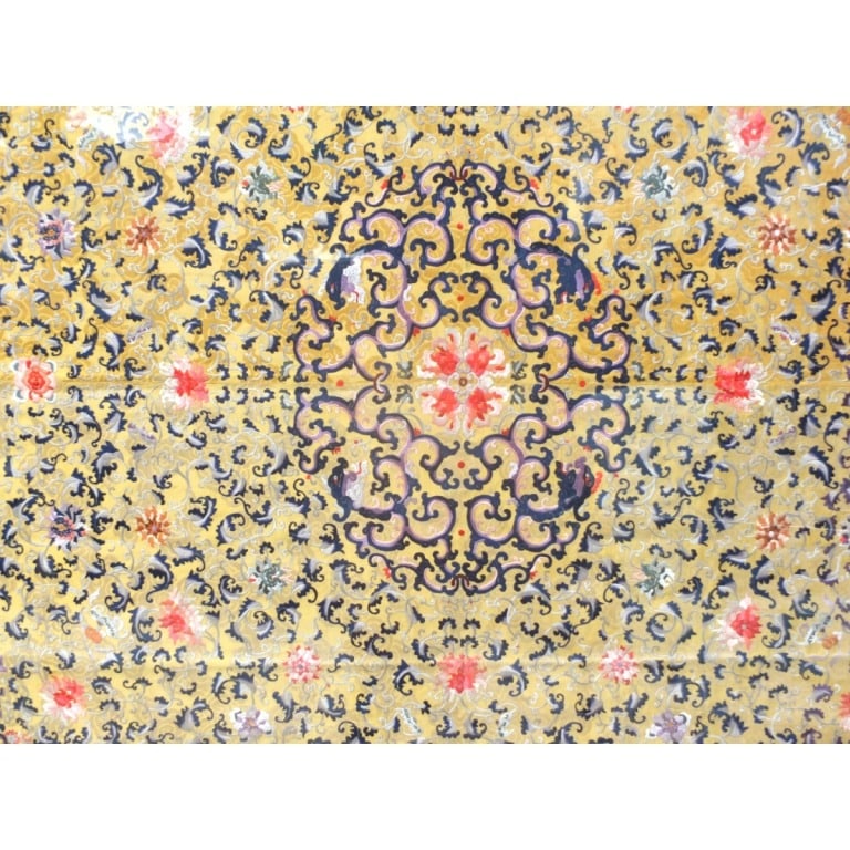 Massive Chinese Silk Embroidered Panel - 5