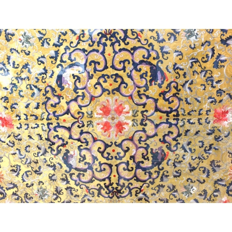 Massive Chinese Silk Embroidered Panel - 6