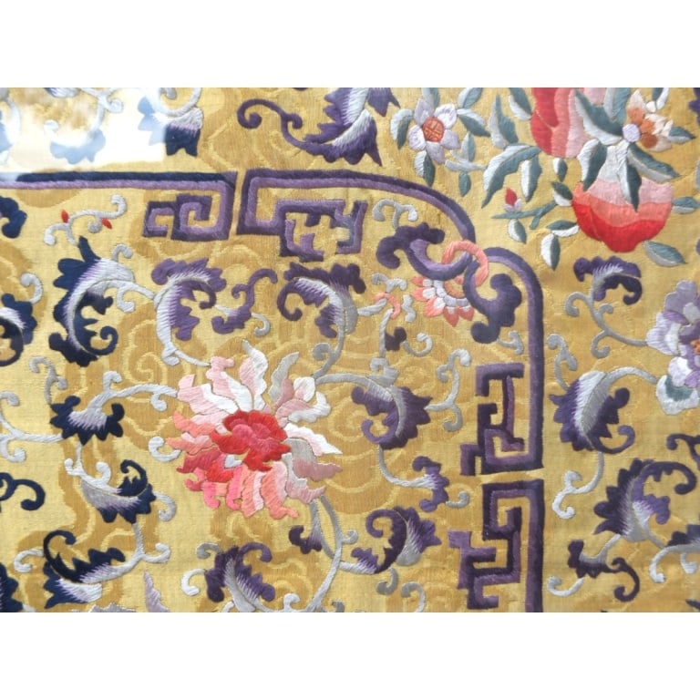 Massive Chinese Silk Embroidered Panel - 9