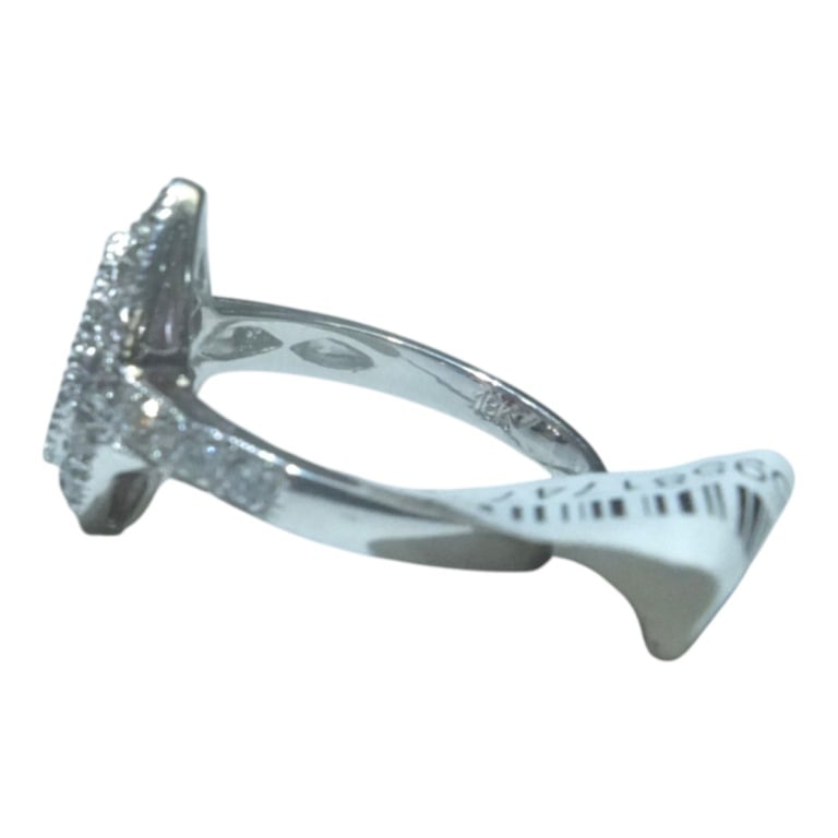 Vintage 18K Diamond & Ruby Ring - 3