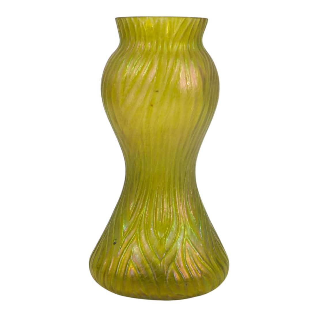 Vintage Loetz? Iridescent Bohemian Glass Vase (1 of 5)