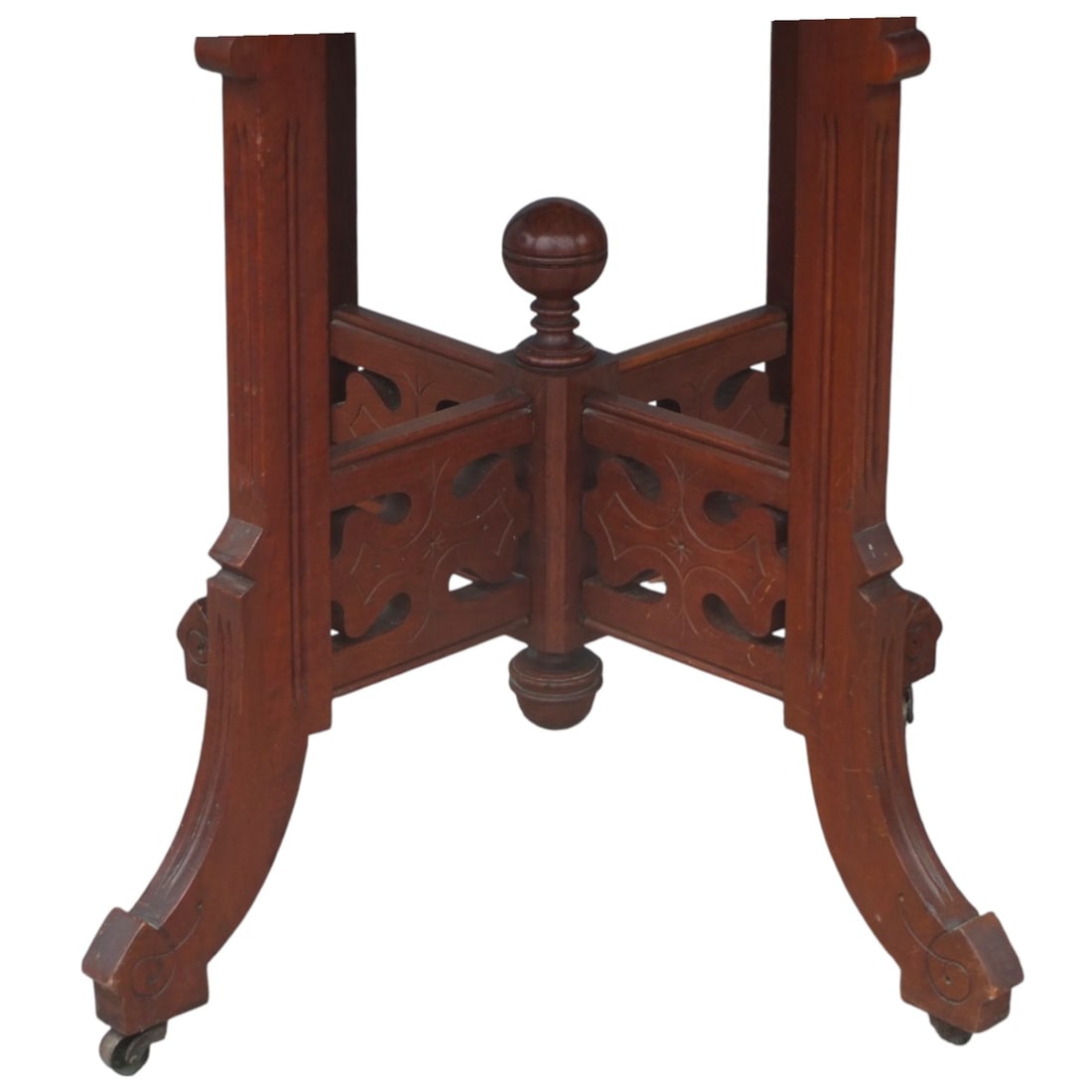 Antique Victorian Walnut Parlor Table - 4