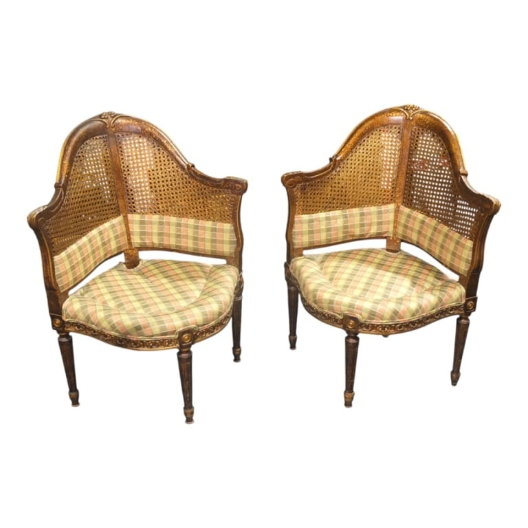 Louis XV Style Corner Armchairs (1 of 5)