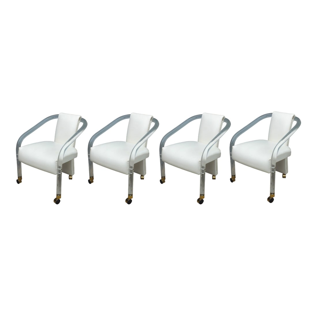 Attr: Charles Hollis Jones, 4 Waterfall Armchairs (1 of 4)