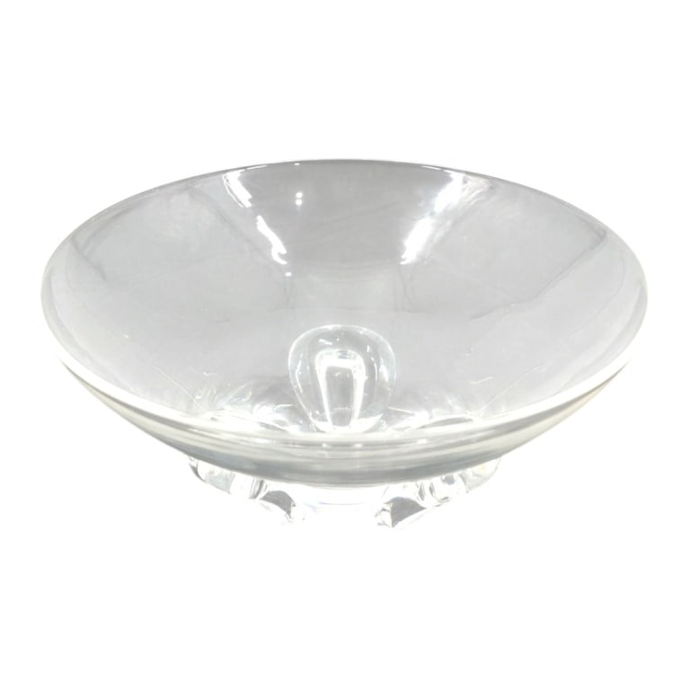 Steuben Crystal "Floret" Centerpiece Bowl (1 of 3)