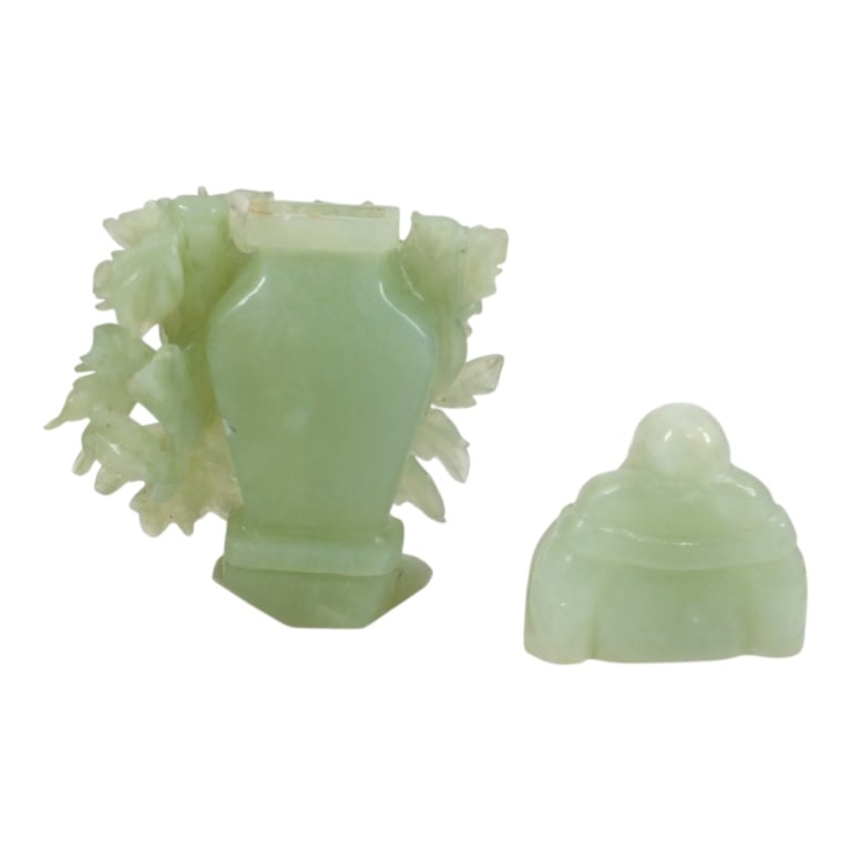 3 Vintage Chinese Jade Decorative Objects - 3