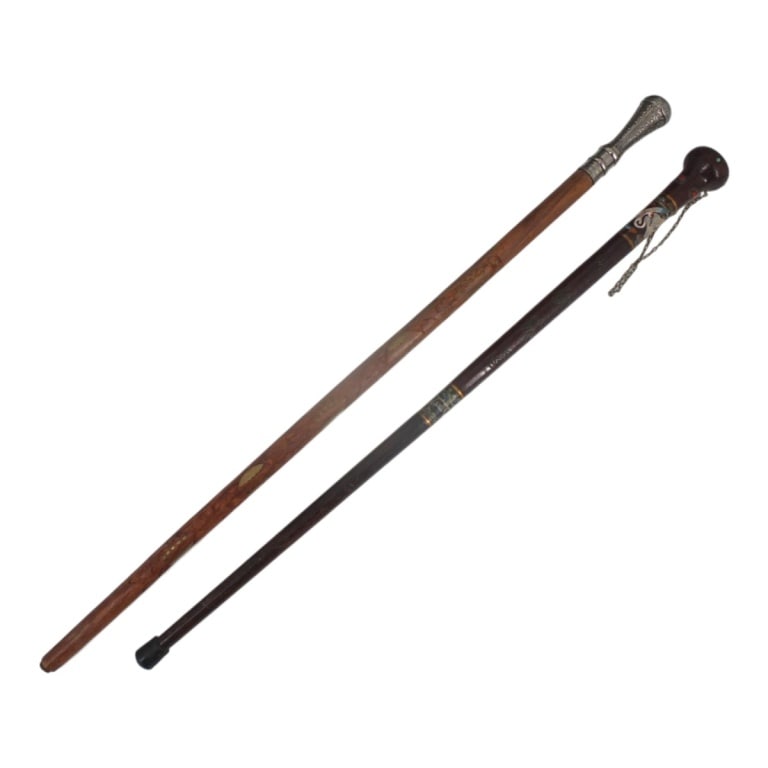 2 Vintage Walking Sticks (1 of 6)
