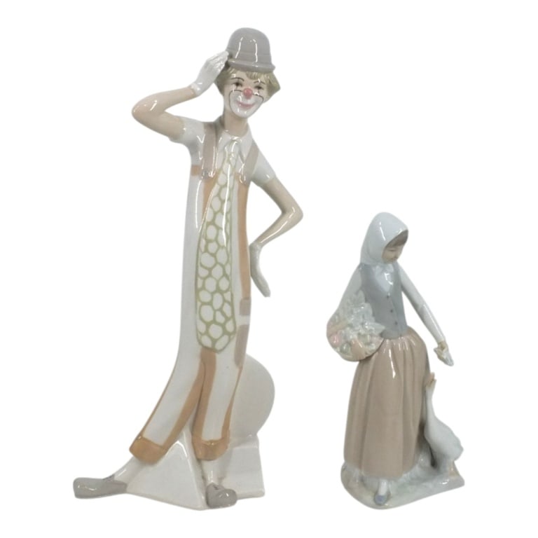 Grouping of Lladro Style Porcelain Figurines (1 of 4)