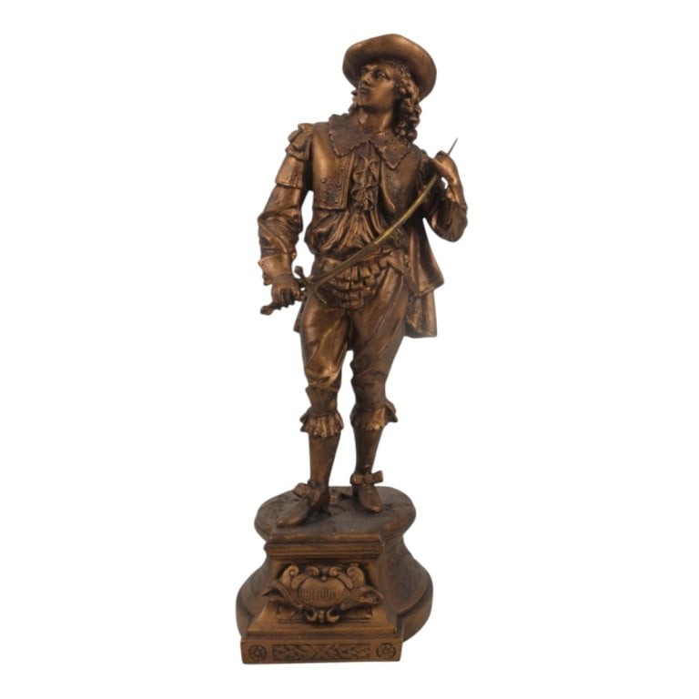 Vintage Patinated Spelter Figure "Don Juan" (1 of 5)
